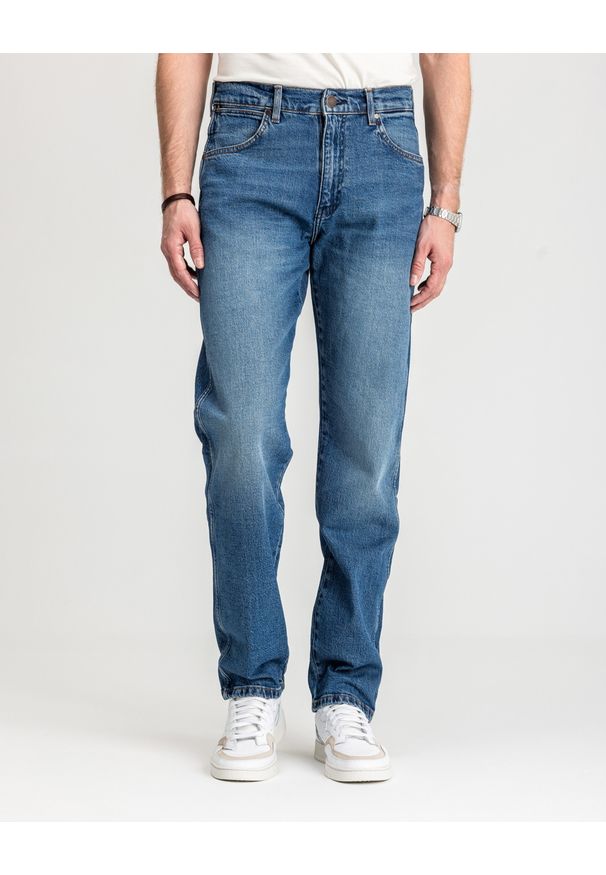 Wrangler - WRANGLER MĘSKIE SPODNIE JEANSOWE FRONTIER SEEING DOUBLE 112350808 W16V018005