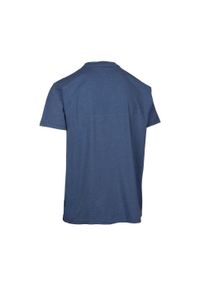 TRESPASS - T-shirt Męski Casual Flagel. Kolor: niebieski
