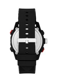 Armani Exchange zegarek męski kolor czarny. Kolor: czarny. Materiał: tworzywo sztuczne, materiał #2