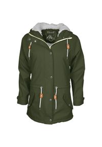 PRO-X ELEMENTS - Płaszcz damski Pro-X Elements Kira. Kolor: zielony. Sport: turystyka piesza #1