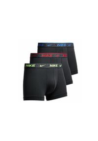 Bokserki męskie Nike Everyday Cotton Stretch Trunk. Kolor: czarny