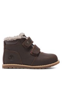 Timberland Trzewiki Pokey Pine Warm Lined H&L TB0A5YVS9311 Brązowy. Kolor: brązowy. Materiał: skóra