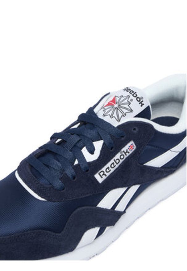 Reebok Sneakersy SS-CLASSIC NYLON 100009276 M Granatowy. Kolor: niebieski. Materiał: skóra, zamsz. Model: Reebok Classic, Reebok Nylon