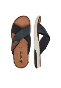 Rieker Klapki CEO-25283-14 Granatowy. Kolor: niebieski. Materiał: materiał #6