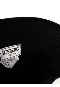 Iceberg Kapelusz | 71056920 | Mężczyzna | Czarny. Kolor: czarny. Materiał: bawełna. Długość: długie. Wzór: nadruk
