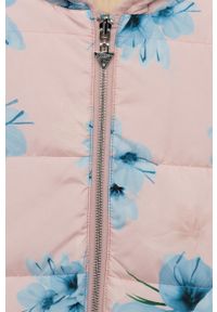 Guess bezrękawnik dwustronny dziecięcy kolor różowy. Okazja: na co dzień. Typ kołnierza: kaptur. Kolor: różowy. Długość rękawa: bez rękawów. Styl: casual #5