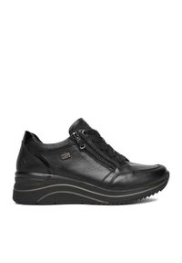 Remonte Sneakersy D0T03-00 Czarny. Kolor: czarny. Materiał: skóra