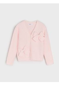 Sinsay - Sweter z domieszką wełny - różowy. Kolor: różowy. Materiał: wełna #1