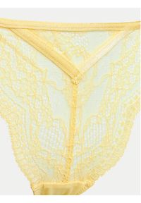 Hunkemöller Stringi Isabelle 205390 Żółty. Kolor: żółty. Materiał: syntetyk