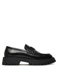 Loafersy Guess. Kolor: czarny