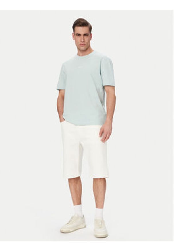 BOSS T-Shirt Tchup 50473278 Turkusowy Relaxed Fit. Kolor: turkusowy. Materiał: bawełna