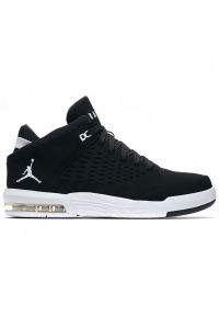 Buty Nike Jordan Flight Origin 4 M 921196-001 czarne. Okazja: na co dzień. Kolor: czarny. Materiał: materiał, syntetyk, skóra. Szerokość cholewki: normalna #1