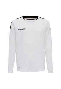 Koszulka dziecięca z długim rękawem Hummel hmlAUTHENTIC poly. Kolor: biały. Materiał: materiał. Długość rękawa: długi rękaw. Długość: długie. Sport: fitness, piłka ręczna #1