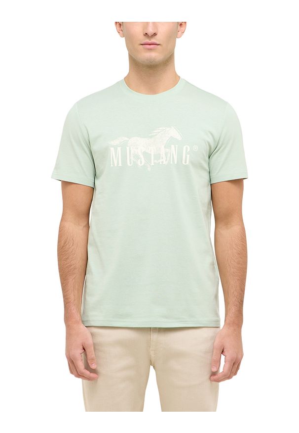 Męski T-Shirt Mustang Style Austin Frosty Green 1016492 6180