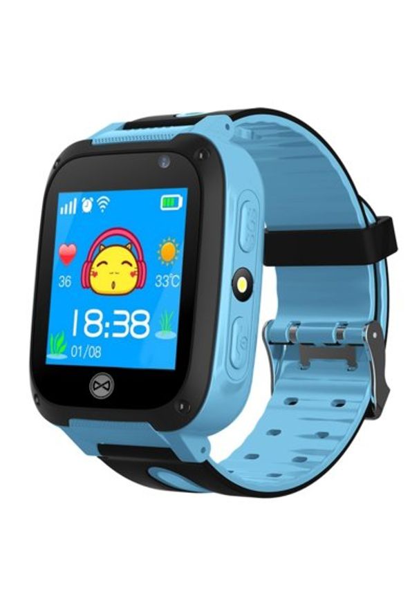 Smartwatch FOREVER Call Me KW-50 Niebieski. Rodzaj zegarka: smartwatch. Kolor: niebieski