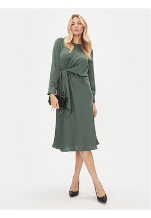 Marella Sukienka koktajlowa Sion 2332260836200 Szary Regular Fit. Kolor: szary. Materiał: syntetyk. Styl: wizytowy