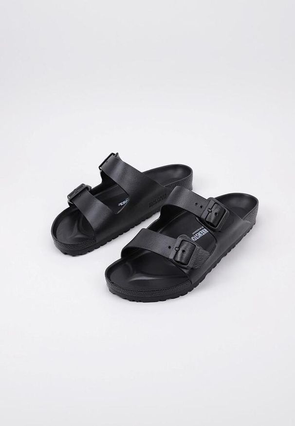 Klapki męskie Birkenstock Arizona Eva. Zapięcie: bez zapięcia. Kolor: czarny. Materiał: syntetyk, materiał. Szerokość cholewki: normalna