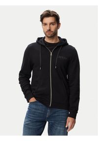 Guess Bluza M6YQ48 K4244 Czarny Slim Fit. Kolor: czarny. Materiał: bawełna #1