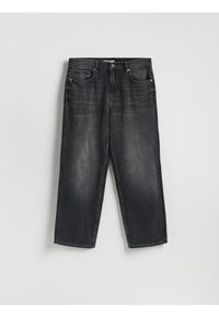 Reserved - Jeansy loose z efektem sprania - szary. Kolor: szary #1