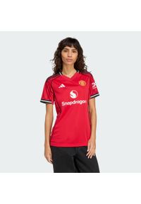 Adidas - Koszulka Manchester United 25/26 Home. Kolor: czerwony. Sport: piłka nożna