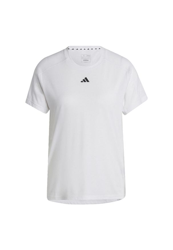 Adidas - Koszulka treningowa damska adidas AEROREADY Essentials. Kolor: biały. Materiał: materiał