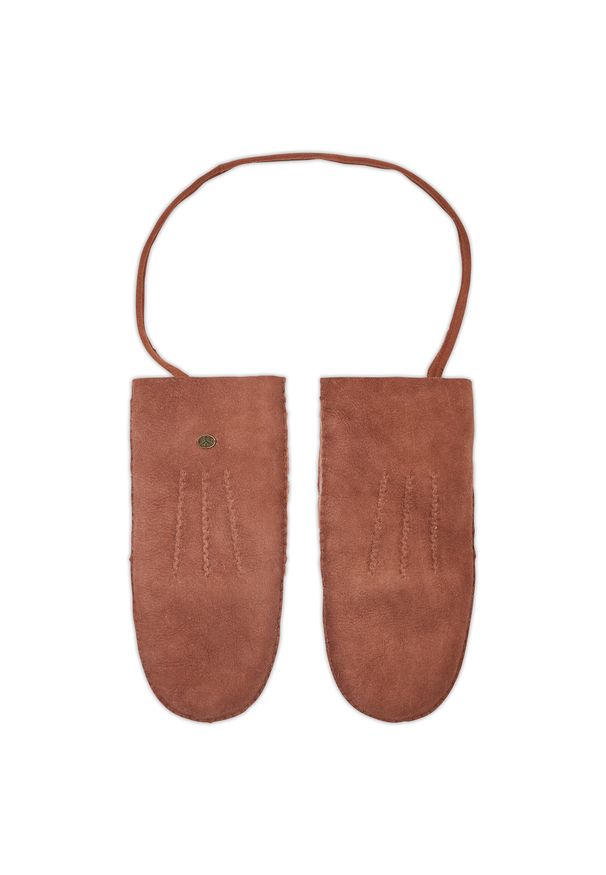 Rękawiczki Damskie EMU Australia Birrarung W7011 Tawny. Kolor: brązowy. Materiał: skóra