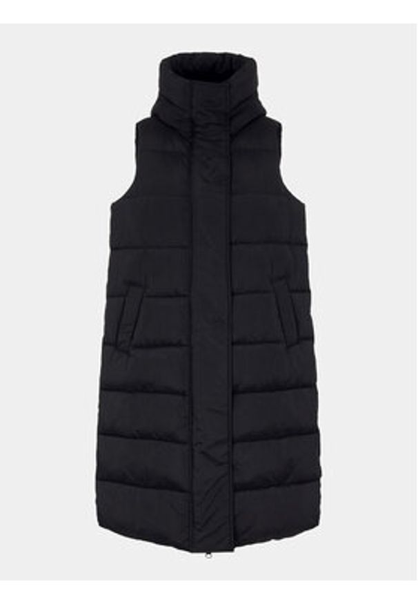 YAS Bezrękawnik 26031872 Czarny Regular Fit. Kolor: czarny. Materiał: syntetyk. Długość rękawa: bez rękawów