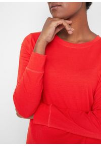 bonprix - Długa koszulka z okrągłym dekoltem i długim rękawem (zestaw 5 szt.). Kolor: czarny. Długość rękawa: długi rękaw. Długość: długie #3