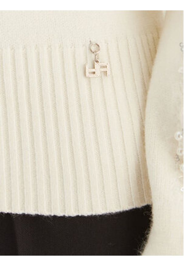 Artigli Sweter ACMA002804 Écru Regular Fit. Kolor: kremowy. Materiał: wiskoza, syntetyk