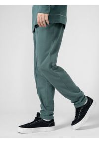 outhorn - Spodnie dresowe męskie - oliwkowe. Kolor: oliwkowy. Materiał: dresówka #7