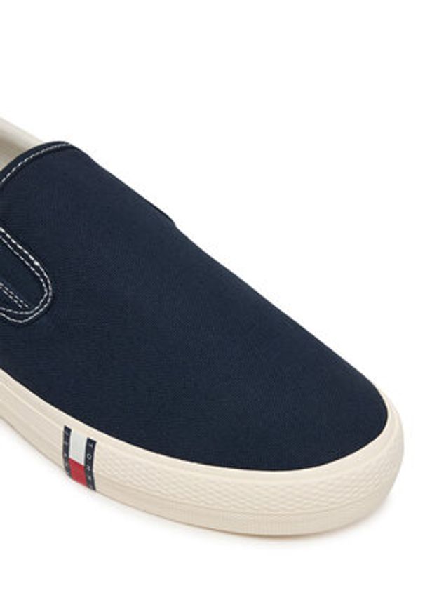 Tommy Jeans Tenisówki Archive Vulc. Y2K Slip On EM0EM01675 Granatowy. Zapięcie: bez zapięcia. Kolor: niebieski. Materiał: materiał