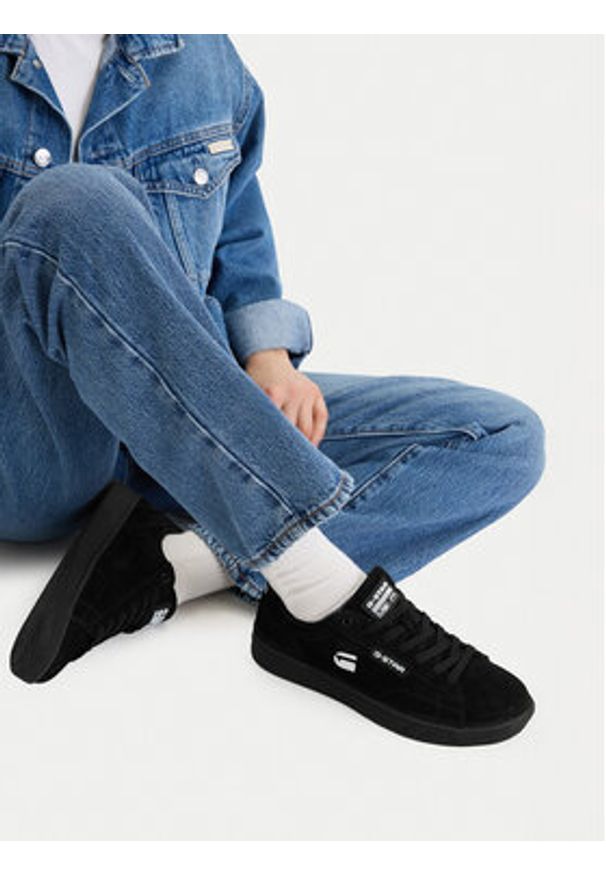 G-Star RAW - G-Star Raw Sneakersy CEO-L240039 Czarny. Kolor: czarny. Materiał: skóra, zamsz