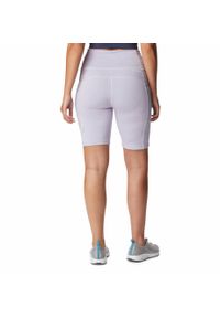 columbia - Krótkie Legginsy Turystyczne Damskie Columbia Windgates 1/2 Tight. Kolor: fioletowy. Długość: krótkie. Sport: turystyka piesza