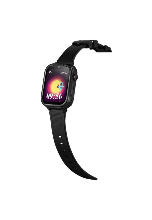 GARETT - Garett Kids Essa 4G Czarny. Rodzaj zegarka: smartwatch. Kolor: czarny. Styl: młodzieżowy