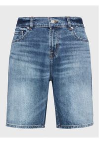 7 FOR ALL MANKIND - 7 For All Mankind Szorty jeansowe Lagoon JSSRC100LO Niebieski Regular Fit. Kolor: niebieski. Materiał: bawełna, jeans