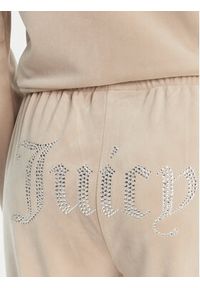 Juicy Couture Spodnie dresowe Tina JCAPW045 Beżowy Regular Fit. Kolor: beżowy. Materiał: syntetyk #3