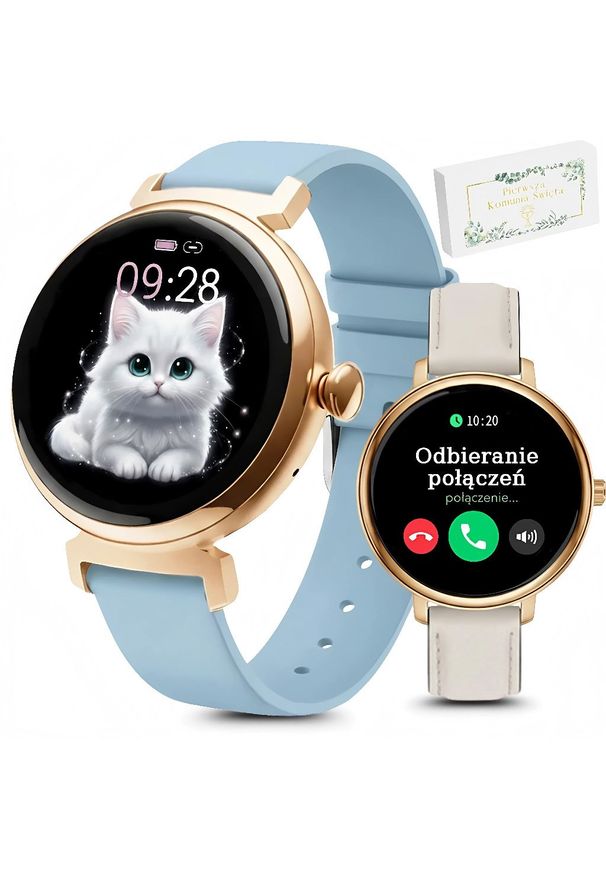 Zegarek dziecięcy SMARTWATCH Rubicon AMOLED F21 / 2 paski. Rodzaj zegarka: smartwatch