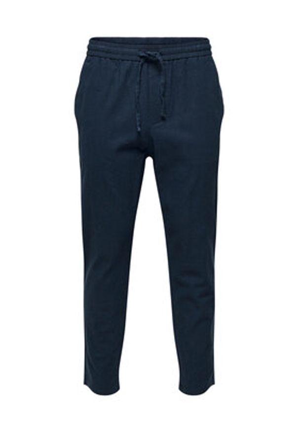Only & Sons Spodnie materiałowe 22024966 Granatowy Tapered Fit. Kolor: niebieski. Materiał: bawełna