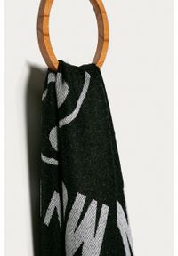 MOSCHINO - Moschino - Szalik. Kolor: czarny. Materiał: dzianina #2