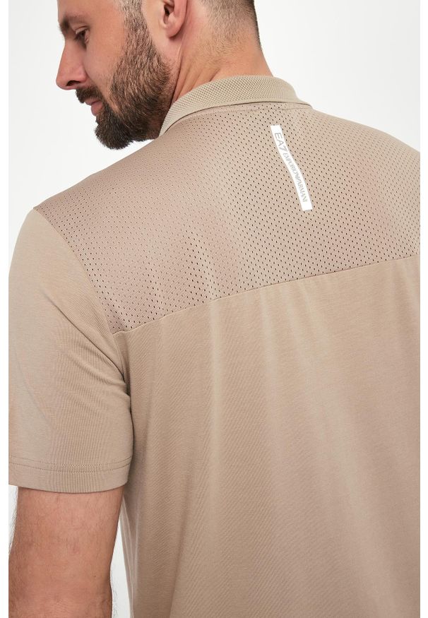 EA7 Emporio Armani - Polo męskie EA7 EMPORIO ARMANI. Typ kołnierza: polo