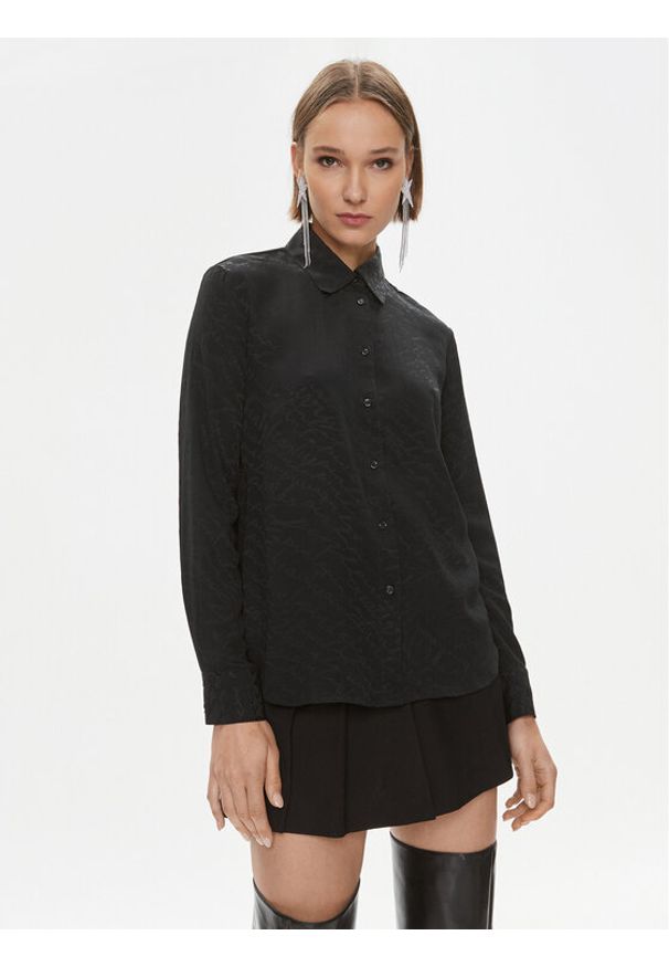Pinko Koszula Smorzare 100121 A193 Czarny Regular Fit. Kolor: czarny. Materiał: wiskoza