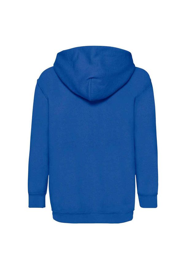 FRUIT OF THE LOOM - Bluza Z Kapturem Dla Dzieci. Typ kołnierza: kaptur. Kolor: niebieski