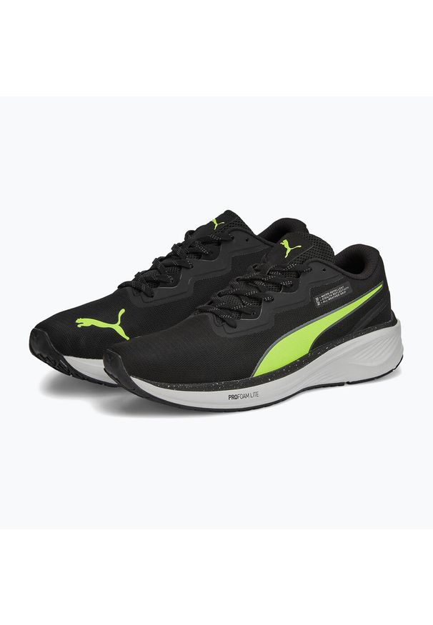 Puma - Buty do biegania męskie PUMA Aviator Profoam Sky Winter. Kolor: czarny, zielony, wielokolorowy. Sport: bieganie