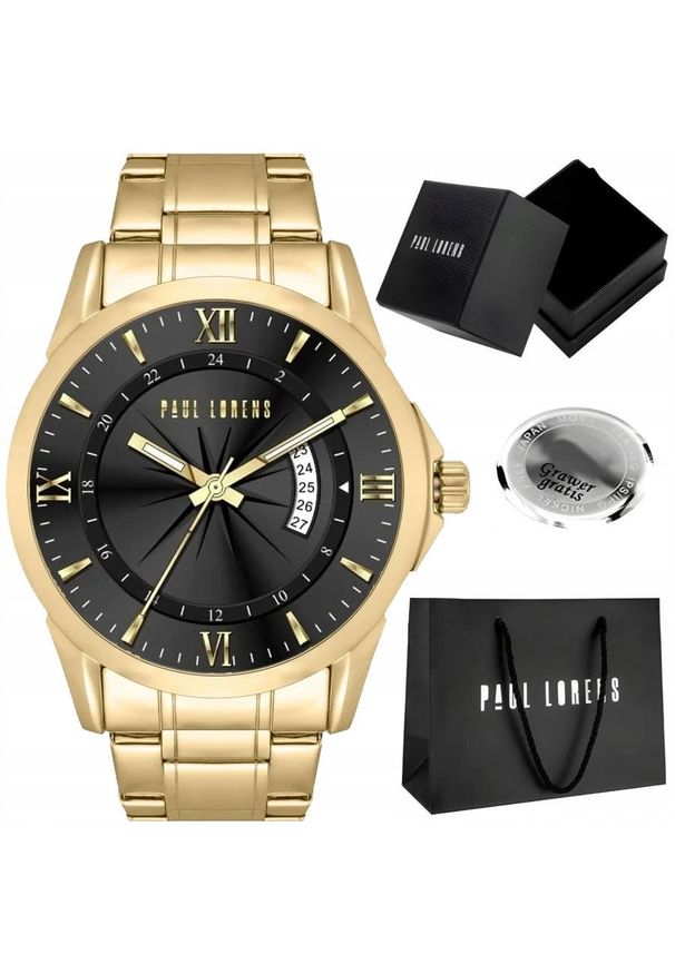 Zegarek męski Paul Lorens TRISTOR-1D1 Z GRAWEREM