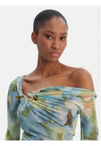 BARDOT - Bardot Bluzka Marisol 60306TB Zielony Slim Fit. Kolor: zielony. Materiał: syntetyk #2