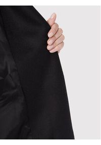 TwinSet - TWINSET Płaszcz wełniany 222TP2061 Czarny Regular Fit. Kolor: czarny. Materiał: wełna #6