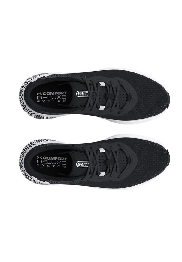 Buty do biegania Under Armour Hovr Turbulence 2. Kolor: czarny, biały, wielokolorowy. Materiał: syntetyk, tkanina, materiał. Sport: bieganie
