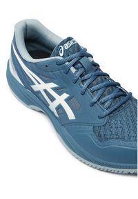 Asics Buty halowe Gel-Court Hunter 3 1071A088 Niebieski. Kolor: niebieski. Materiał: skóra