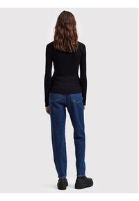 Selected Femme Sweter Lydia 16085202 Czarny Slim Fit. Kolor: czarny. Materiał: bawełna, lyocell #2