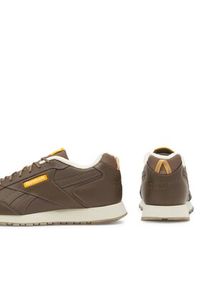 Reebok Sneakersy Glide 100032902-M Khaki. Kolor: brązowy. Materiał: skóra